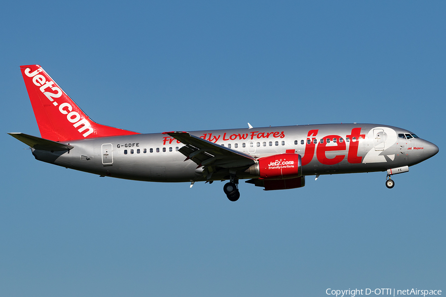 Jet2 Boeing 737-3Q8(BDQC) (G-GDFE) | Photo 166705