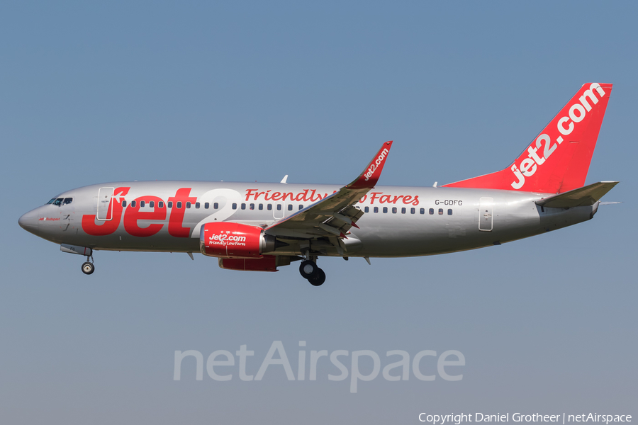 Jet2 Boeing 737-36Q (G-GDFG) | Photo 156927