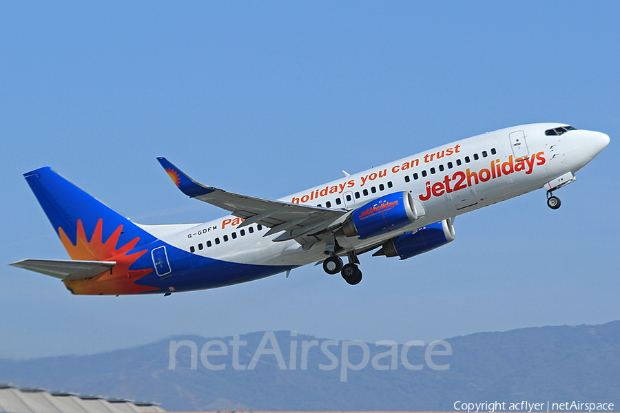 Jet2 Boeing 737-36N (G-GDFM) | Photo 306346