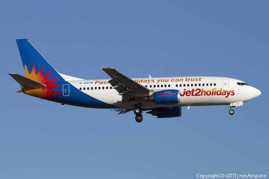 Jet2 Boeing 737-36N (G-GDFM) | Photo 414278