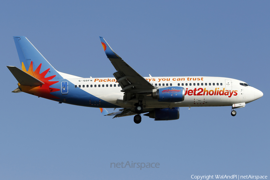 Jet2 Boeing 737-33V (G-GDFN) | Photo 577009