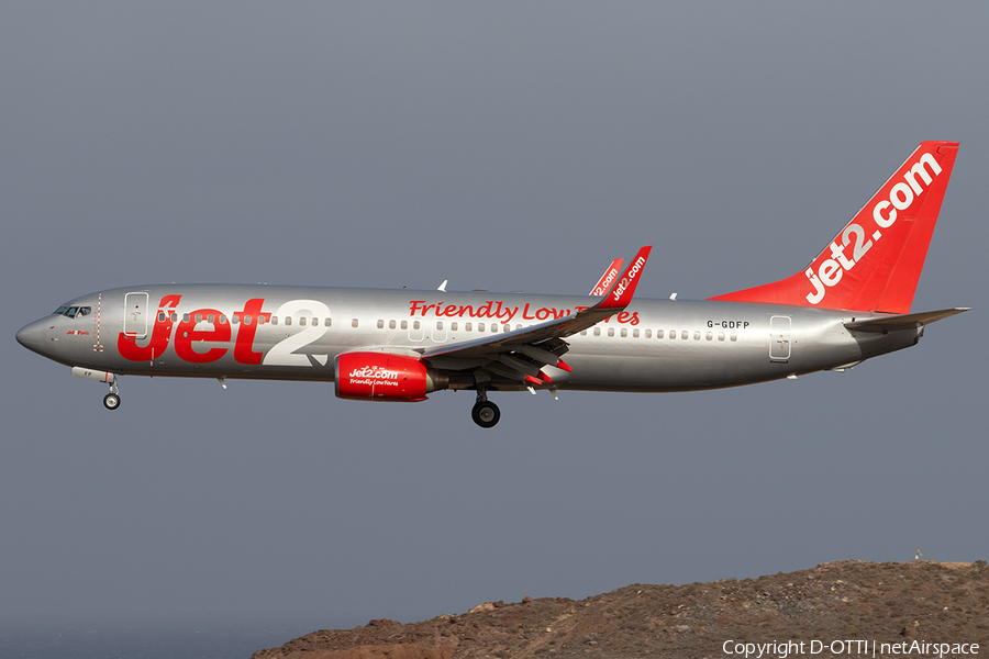 Jet2 Boeing 737-8Z9 (G-GDFP) | Photo 259797