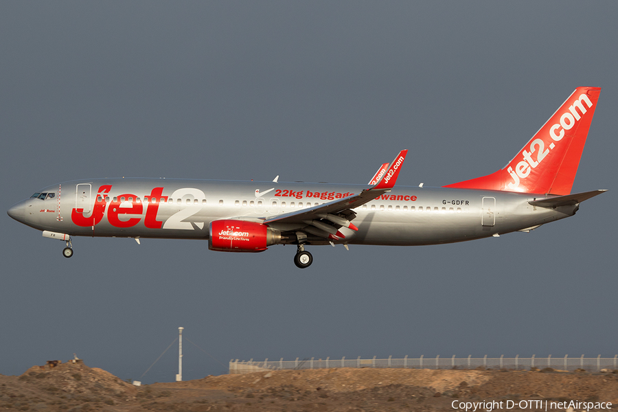 Jet2 Boeing 737-8Z9 (G-GDFR) | Photo 259804