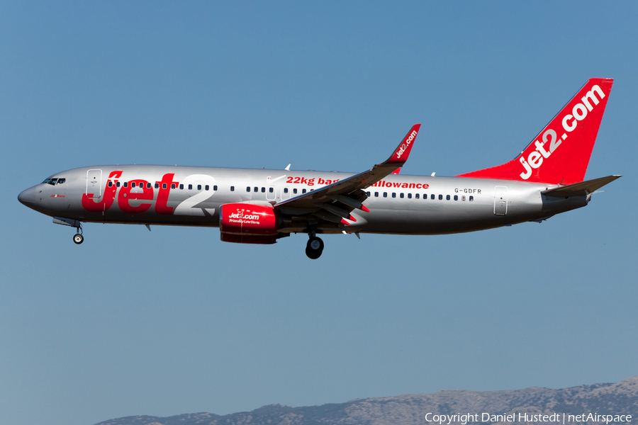 Jet2 Boeing 737-8Z9 (G-GDFR) | Photo 502181