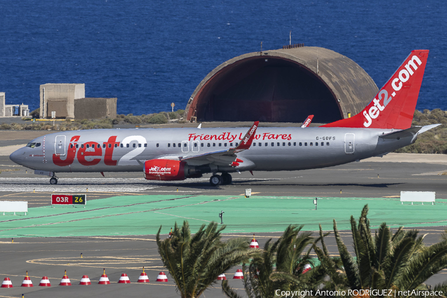 Jet2 Boeing 737-86N (G-GDFS) | Photo 618204