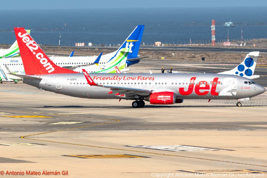 Jet2 Boeing 737-86N (G-GDFS) | Photo 666032