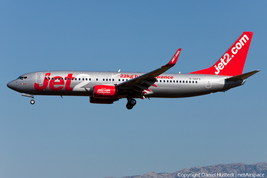 Jet2 Boeing 737-86N (G-GDFS) | Photo 502182