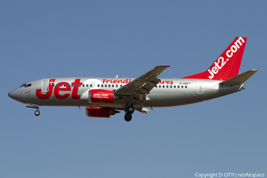 Jet2 Boeing 737-36Q (G-GDFT) | Photo 415676
