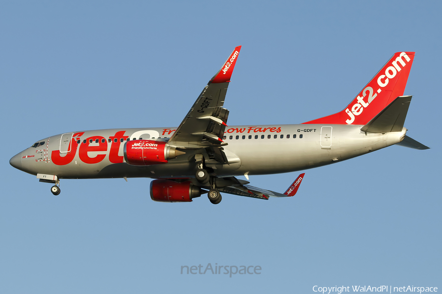 Jet2 Boeing 737-36Q (G-GDFT) | Photo 576464