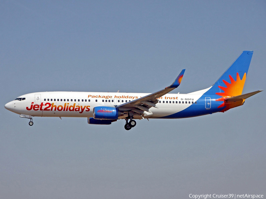 Jet2 Boeing 737-8K5 (G-GDFU) | Photo 239085