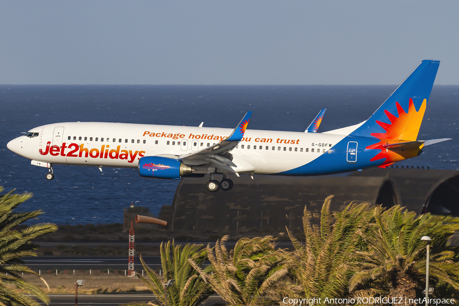 Jet2 Boeing 737-8K5 (G-GDFW) | Photo 174179