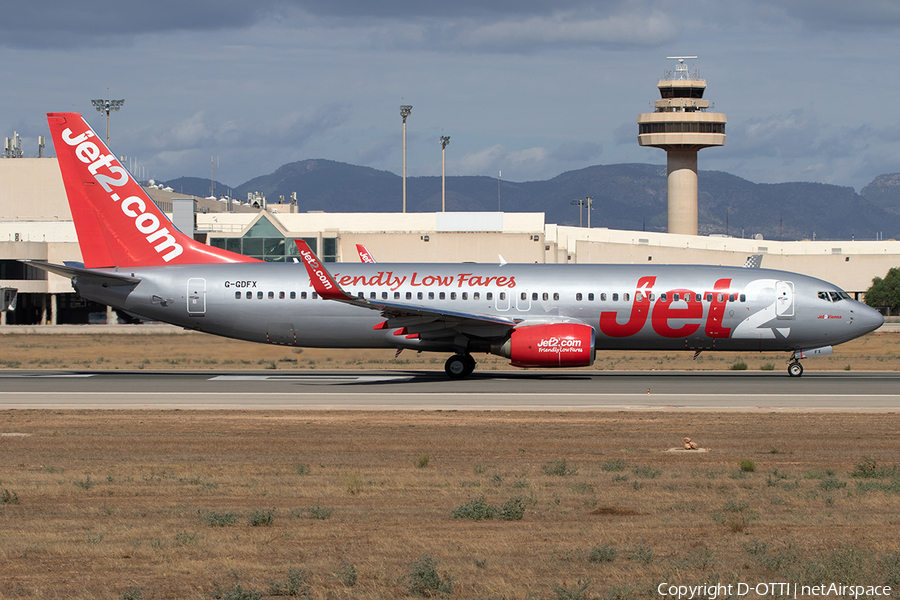 Jet2 Boeing 737-8K5 (G-GDFX) | Photo 530750