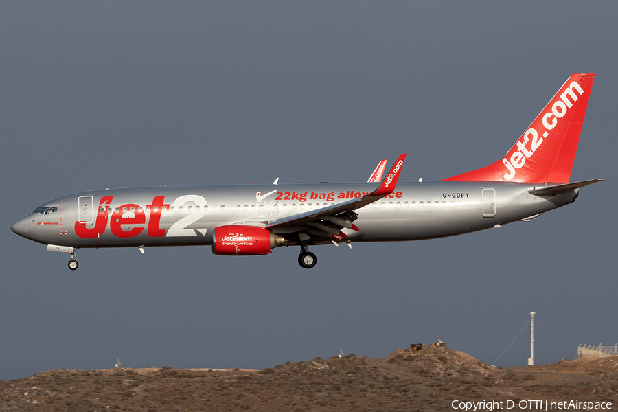 Jet2 Boeing 737-86Q (G-GDFY) | Photo 259802