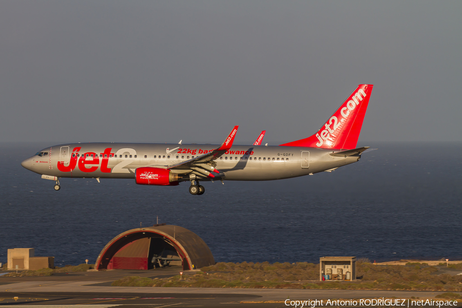 Jet2 Boeing 737-86Q (G-GDFY) | Photo 323906