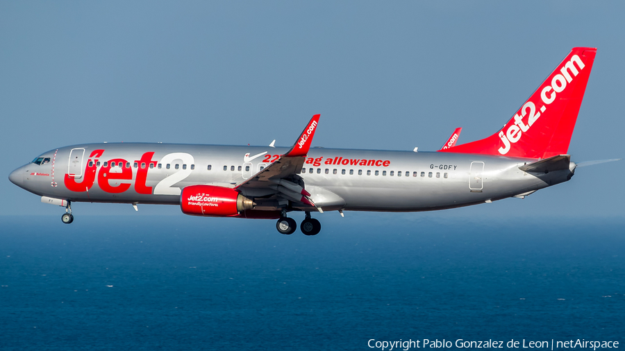 Jet2 Boeing 737-86Q (G-GDFY) | Photo 343878