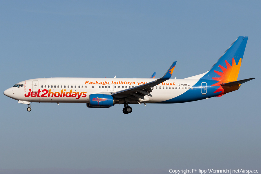 Jet2 Boeing 737-86Q (G-GDFZ) | Photo 329304
