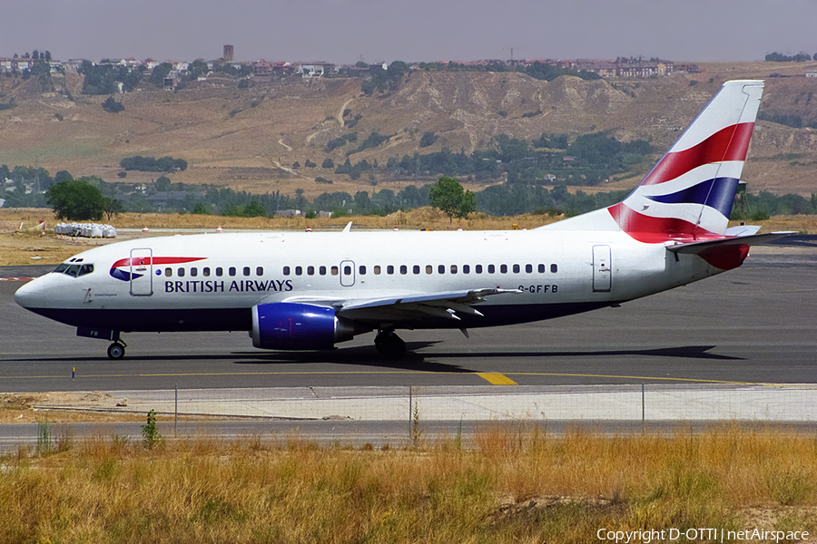 British Airways Boeing 737-505 (G-GFFB) | Photo 492713