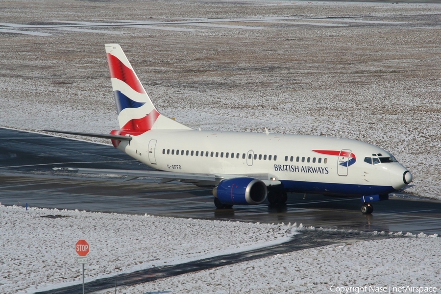 British Airways Boeing 737-59D (G-GFFD) | Photo 279000