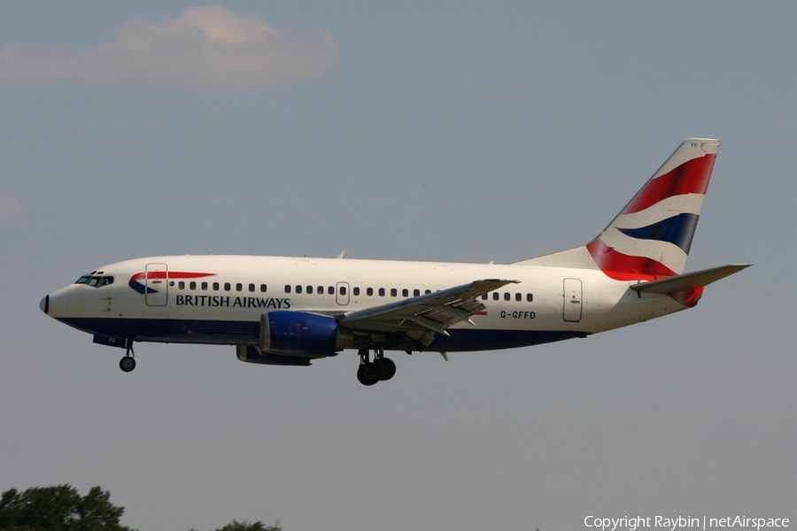 British Airways Boeing 737-59D (G-GFFD) | Photo 555663