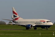 British Airways Boeing 737-528 (G-GFFE) at  Luxembourg - Findel, Luxembourg