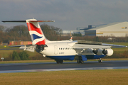 British Airways BAe Systems BAe-146-200A (G-GNTZ) at  Manchester - International (Ringway), United Kingdom