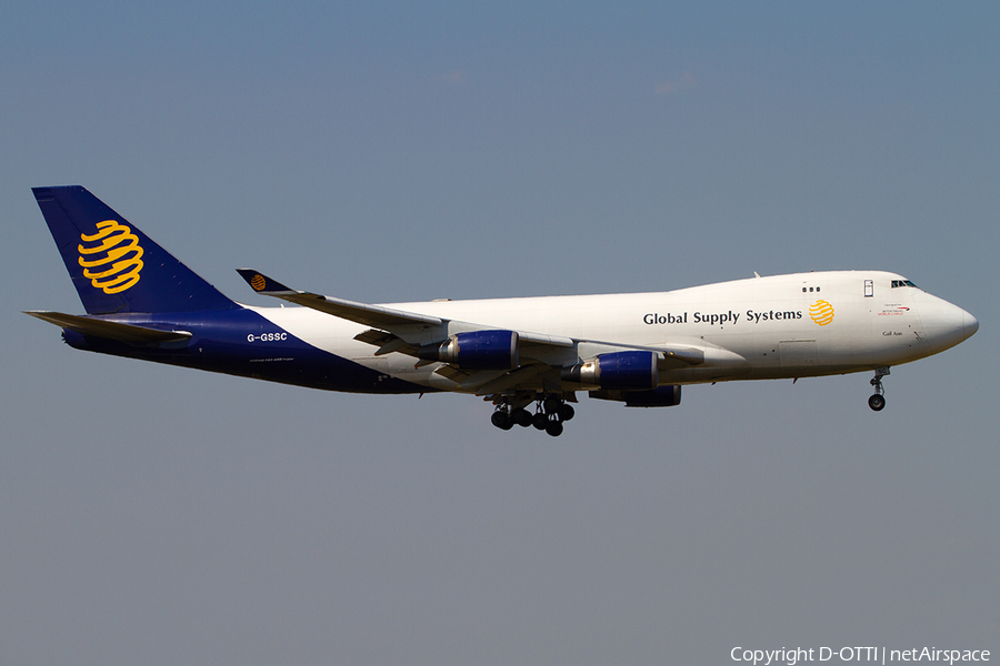 Global Supply Systems Boeing 747-47UF (G-GSSC) | Photo 356880