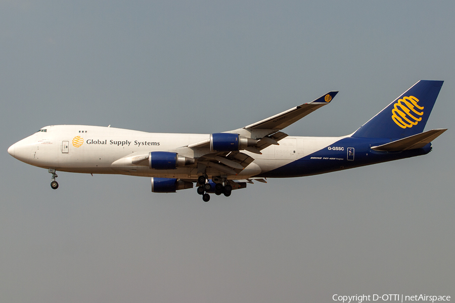 Global Supply Systems Boeing 747-47UF (G-GSSC) | Photo 205439