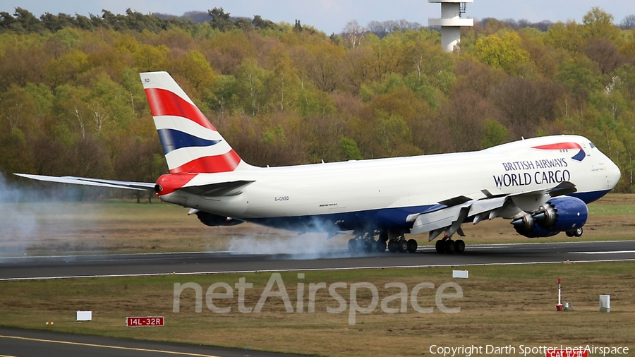 British Airways World Cargo Boeing 747-87UF (G-GSSD) | Photo 206200