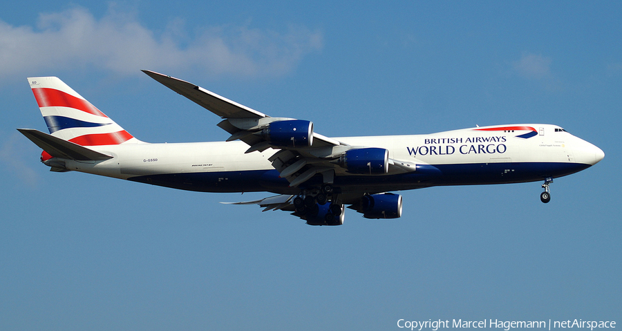 British Airways World Cargo Boeing 747-87UF (G-GSSD) | Photo 104425