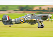 Hangar 11 Collection Hawker Hurricane Mk IIB (G-HHII) at  Duxford, United Kingdom