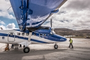 Transport Scotland (Loganair) Viking Air DHC-6-400 Twin Otter (G-HIAL) at  Barra - North Bay, United Kingdom