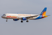 Jet2 Airbus A321-211 (G-HLYF) at  Gran Canaria, Spain