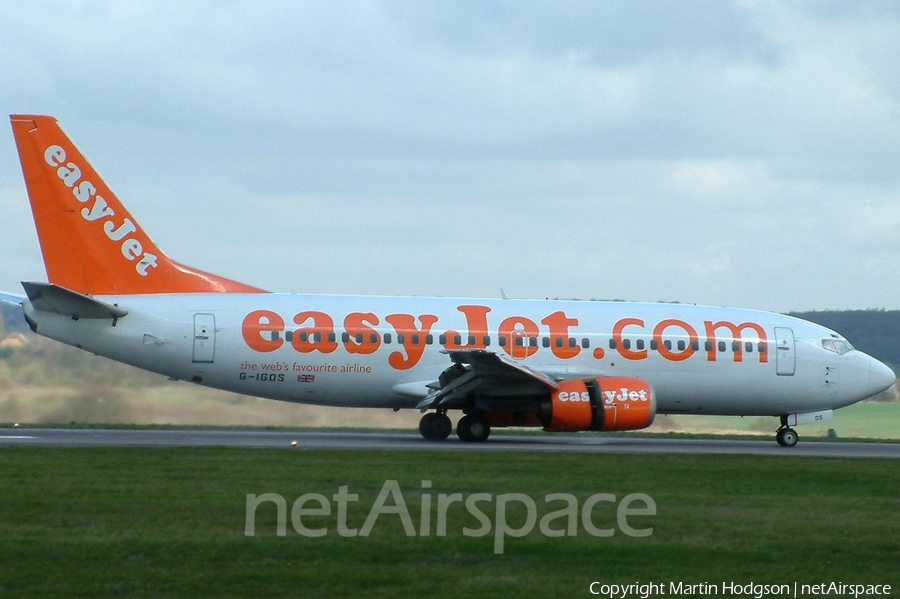 easyJet Boeing 737-3L9 (G-IGOS) | Photo 102512