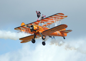 Aerosuperbatics Boeing Stearman A75N1 (G-IIYI) at  Biggin Hill, United Kingdom