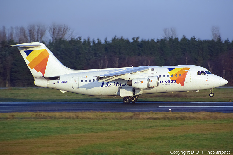 Jersey European Airways BAe Systems BAe-146-200 (G-JEAS) | Photo 537444