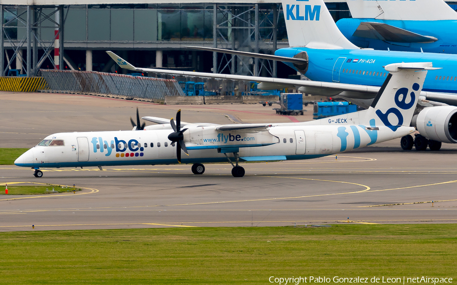 Flybe Bombardier DHC-8-402Q (G-JECK) | Photo 350288