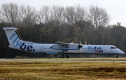 Flybe Bombardier DHC-8-402Q (G-JECX) at  Bournemouth - International (Hurn), United Kingdom