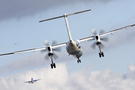 Flybe Bombardier DHC-8-402Q (G-JECX) at  London - Gatwick, United Kingdom