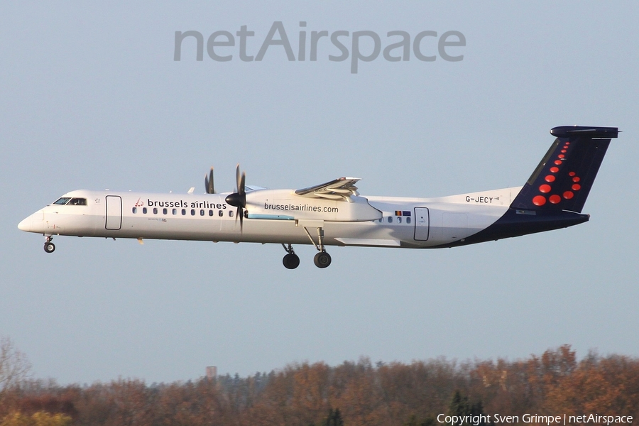 Brussels Airlines Bombardier DHC-8-402Q (G-JECY) | Photo 35059