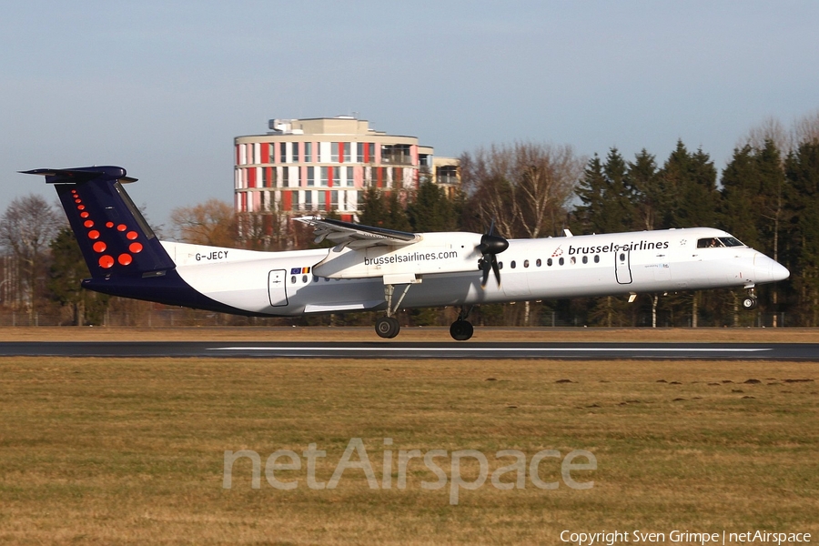 Brussels Airlines Bombardier DHC-8-402Q (G-JECY) | Photo 38455