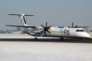 Flybe Bombardier DHC-8-402Q (G-JEDV) at  Salzburg - W. A. Mozart, Austria