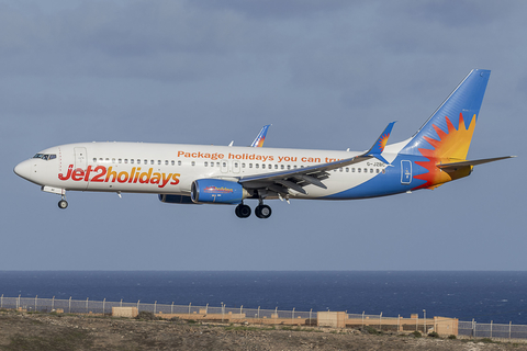 Jet2 Boeing 737-8MG (G-JZBC) at  Gran Canaria, Spain