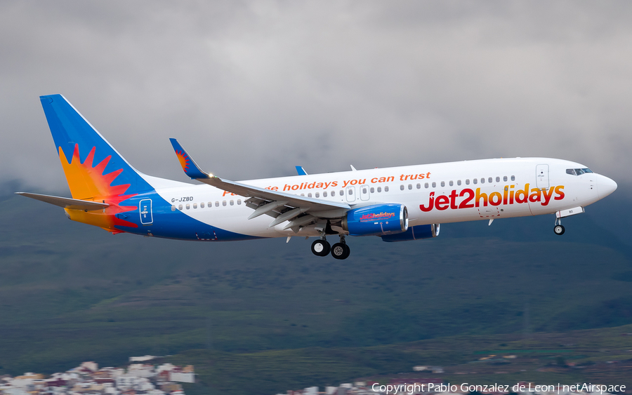 Jet2 Boeing 737-8MG (G-JZBD) | Photo 338856