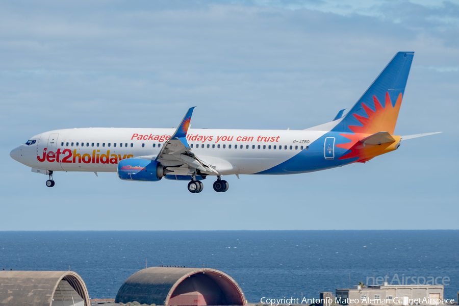 Jet2 Boeing 737-8MG (G-JZBD) | Photo 660928