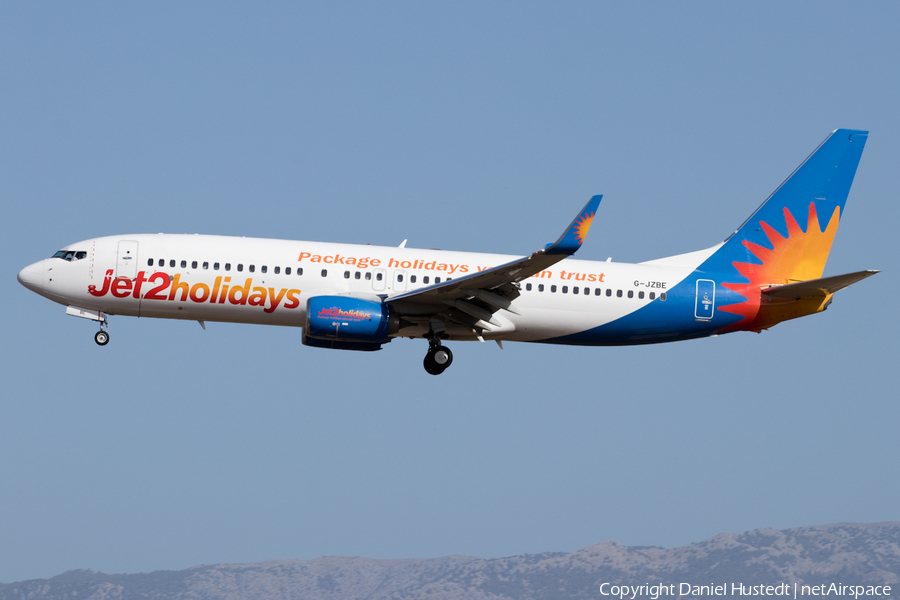 Jet2 Boeing 737-8MG (G-JZBE) | Photo 536965