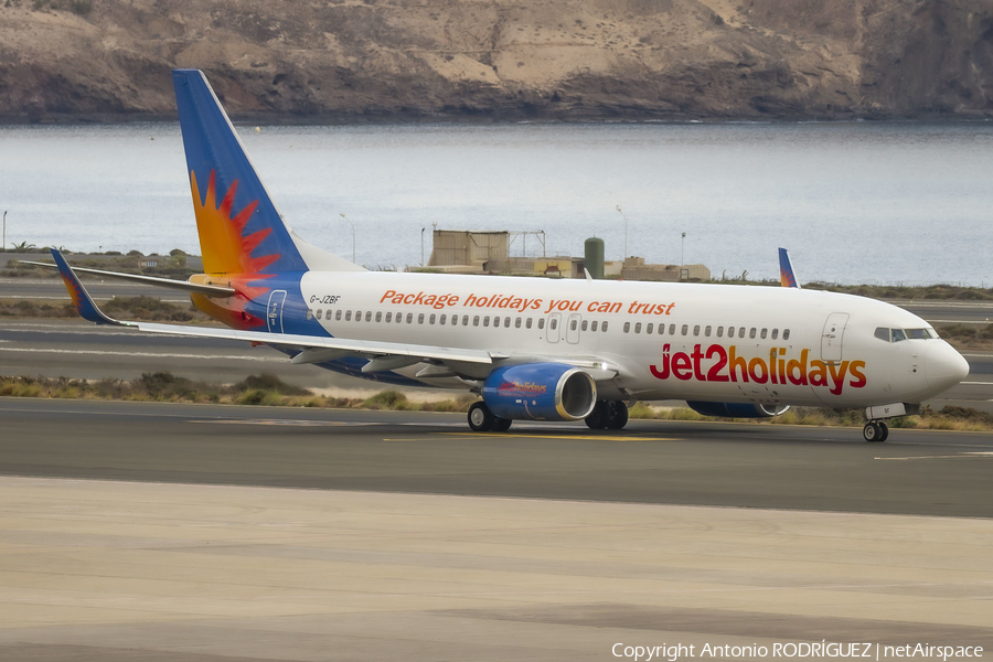 Jet2 Boeing 737-8MG (G-JZBF) | Photo 369116