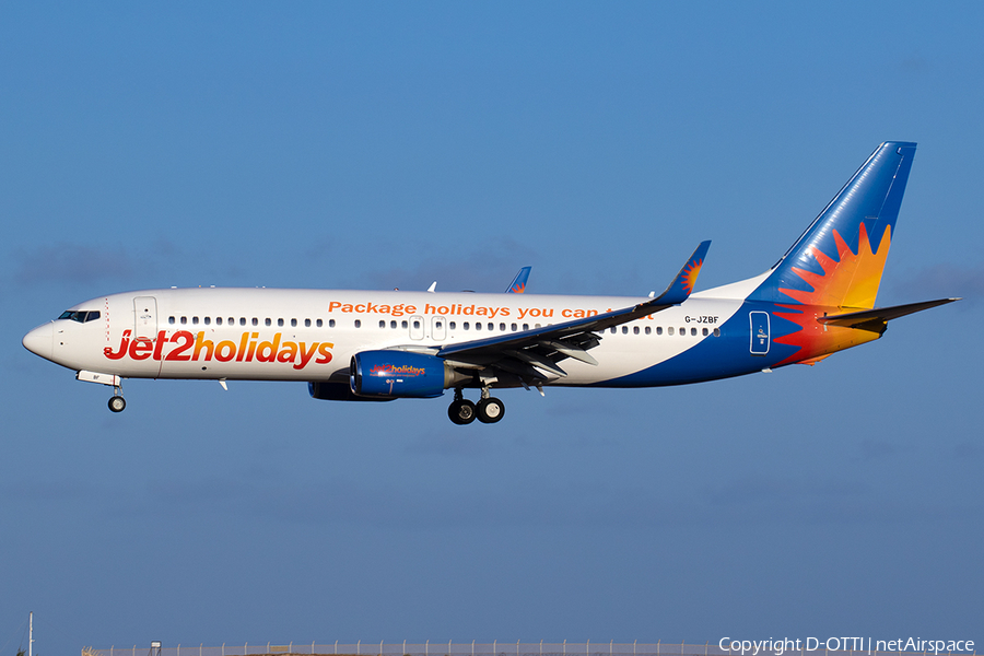 Jet2 Boeing 737-8MG (G-JZBF) | Photo 571900