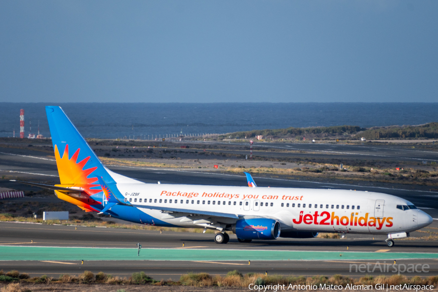Jet2 Boeing 737-8MG (G-JZBF) | Photo 626028