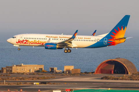 Jet2 Boeing 737-8MG (G-JZBG) at  Gran Canaria, Spain