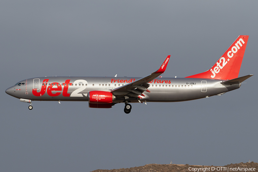 Jet2 Boeing 737-8MG (G-JZBJ) | Photo 259799